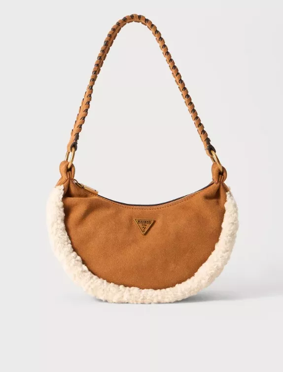 Semišová kabelka, Guess, 1 740 Kč