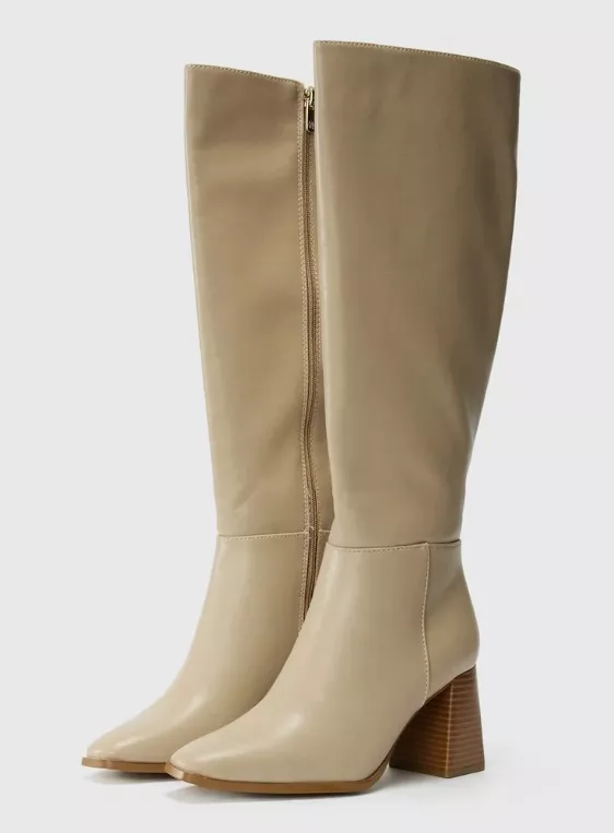 Kozačky na podpatku, Anna Field, 672 Kč