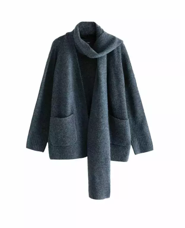 Kardigan se šálou, Next, 875 Kč