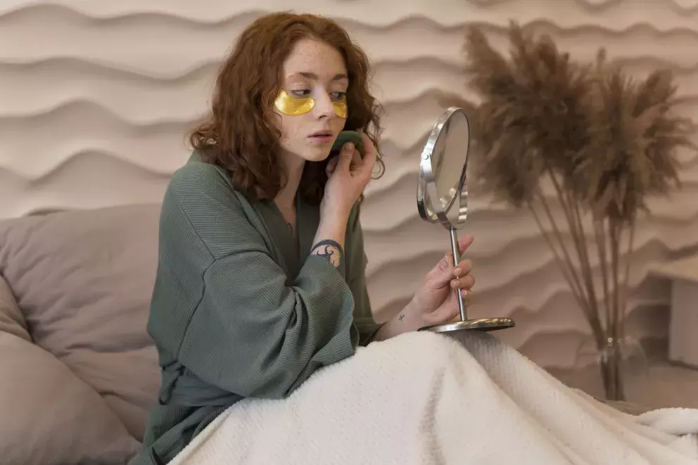 žena péče o pleť