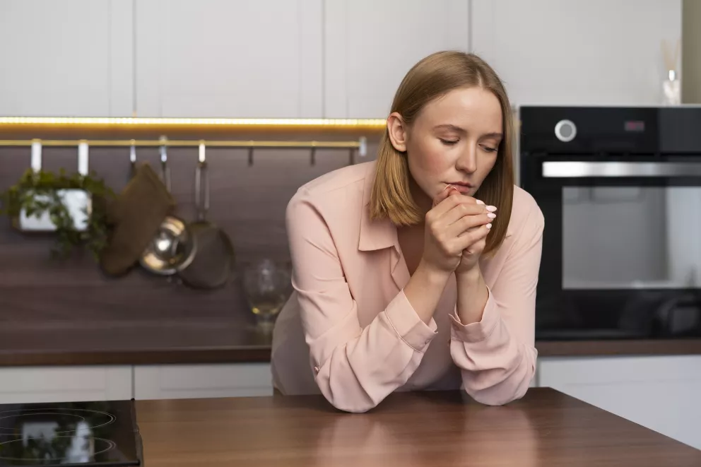 žena, smutek, slzy, problémy, nevěra