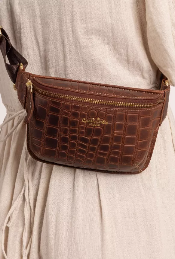 Ledvinka se vzorem hadí kůže, Gusti Leder, 979 Kč