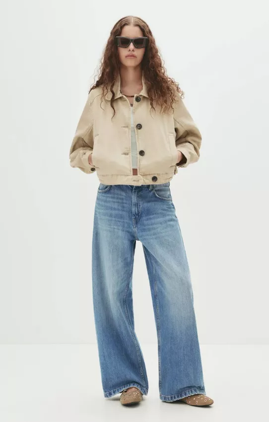 Baggy džíny, PULL&BEAR, 499 Kč