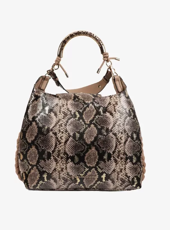 Kabelka s potiskem hadí kůže, LOLA CASADEMUNT, 2 886 Kč