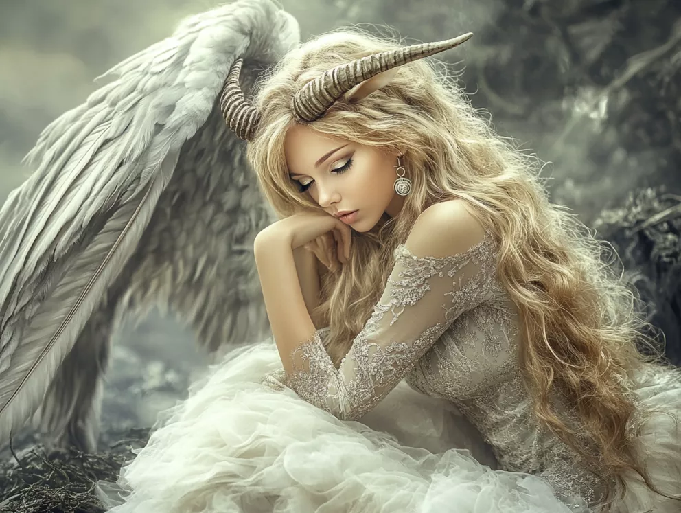 andělská dívka Kozoroh