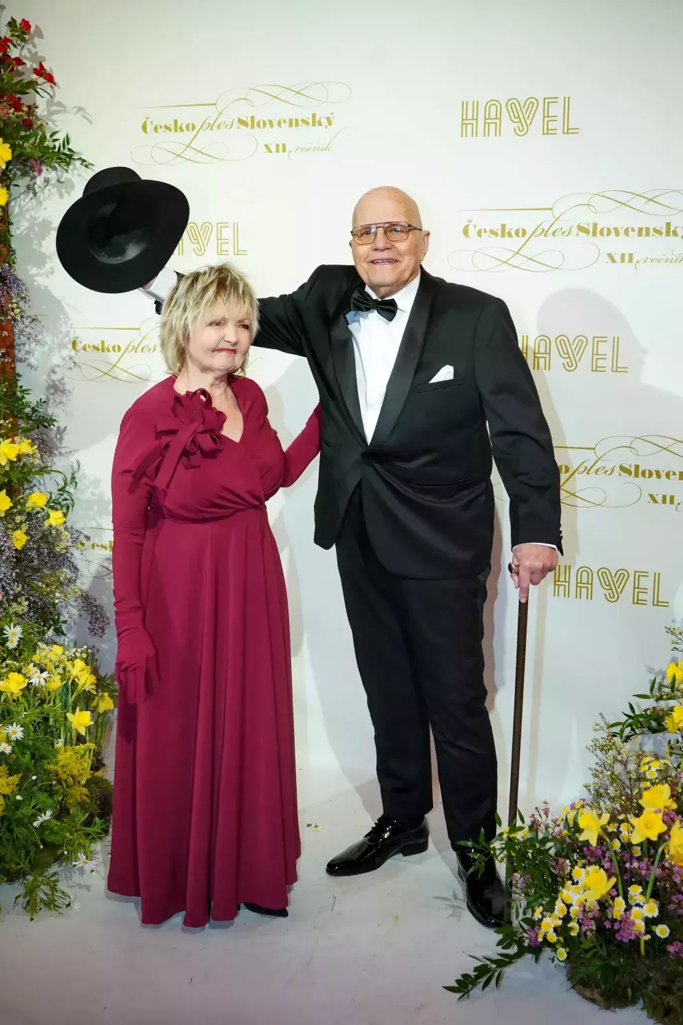 Jiří Přeučil s manželkou Evou Hruškovou