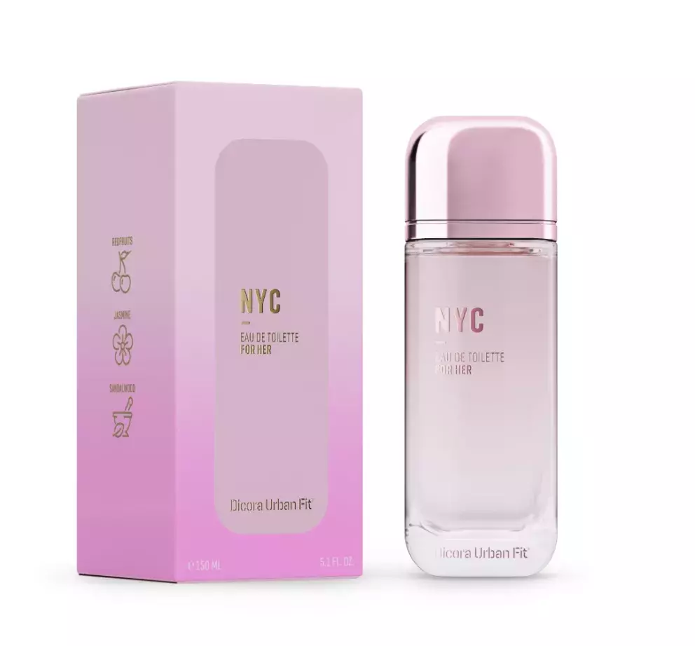 <p><span><span><span><strong><span>Dámská vůně DICORA NYC, FAnn, 150 ml/620 Kč</span></strong></span></span></span></p>

<p><span><span><span><span>S kosmopolitním podpisem Velkého jablka představuje svěží, dynamickou a neodolatelnou vůni. Odvážné tóny červeného ovoce se snoubí se základem ze santalového dřeva a pižma.</span></span></span></span></p>

<p>&nbsp;</p>
