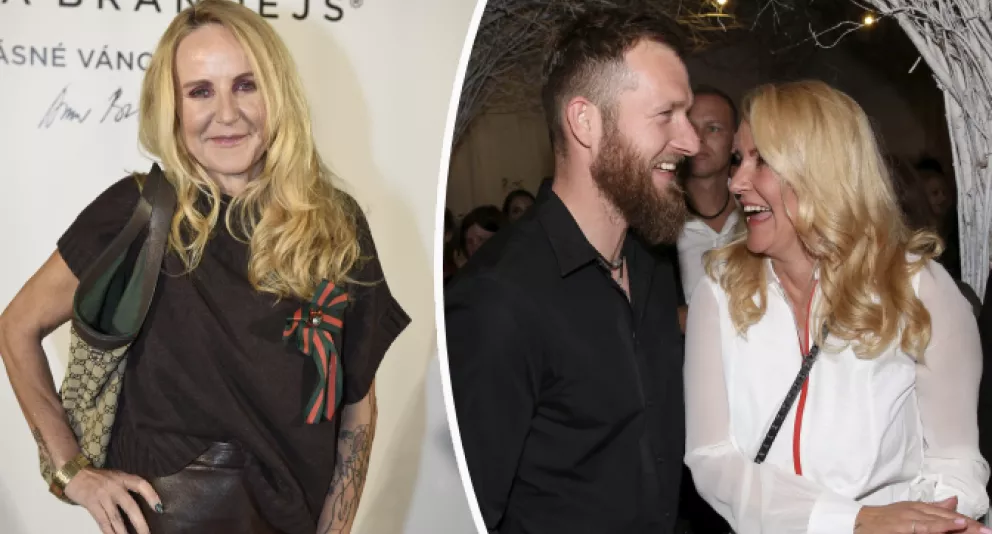 Vendula Pizingerová s manželem Josefem