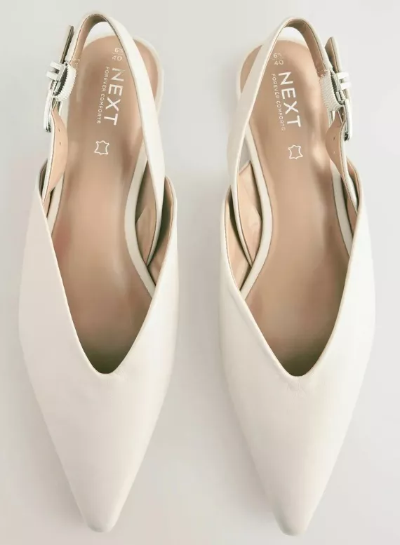 V-neck lodičky s otevřenou patou, Next, 1 070 Kč