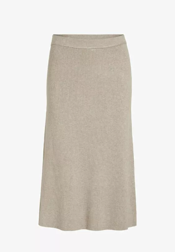 Rovná úpletová sukně v midi délce, VILA, 1 052 Kč