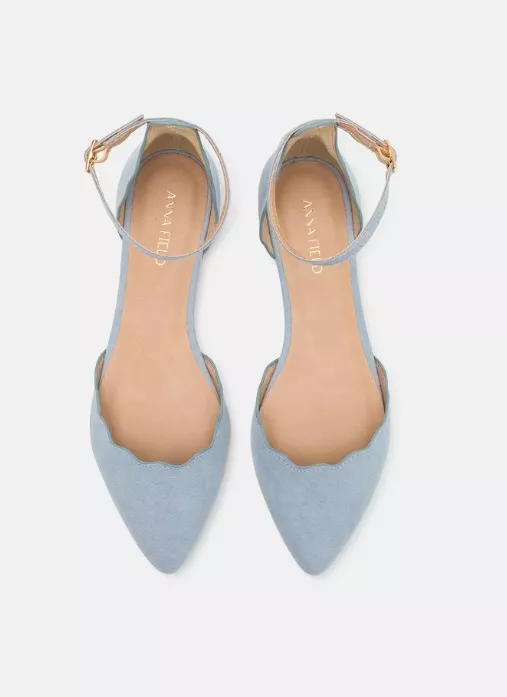 Pastelově modré lodičky, Anna Field, 646 Kč