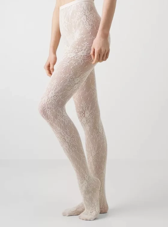 Bílé krajkové punčocháče, Swedish Stockings, 680 Kč