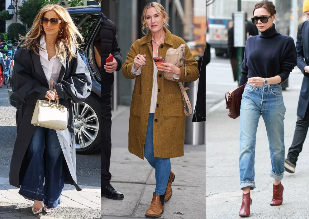 celebrity s džínovým outfitem