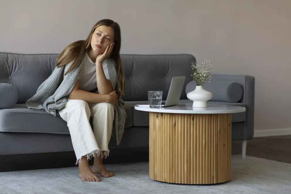 žena, smutek, problémy, vztahy