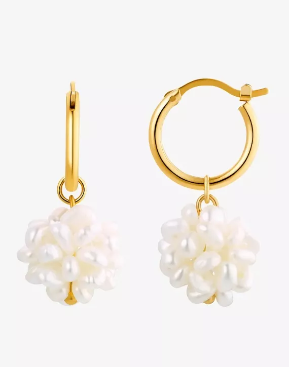 Moderní náušnice s perlami, Heideman, 1 067 Kč