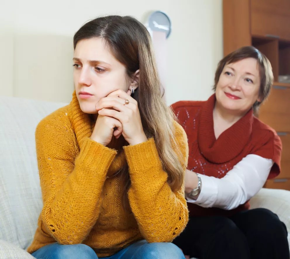 ženy, rodina, pomoc, péče, bolest