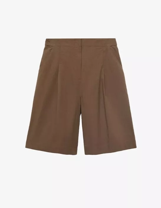 Lněné bermudy, Mango, 599 Kč