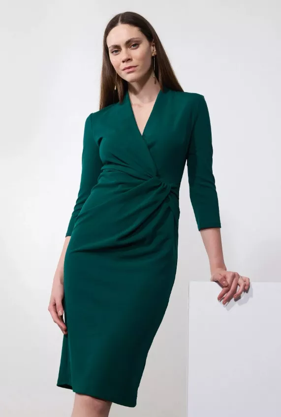 Smaragdově zelené šaty, Anna Field, 768 Kč