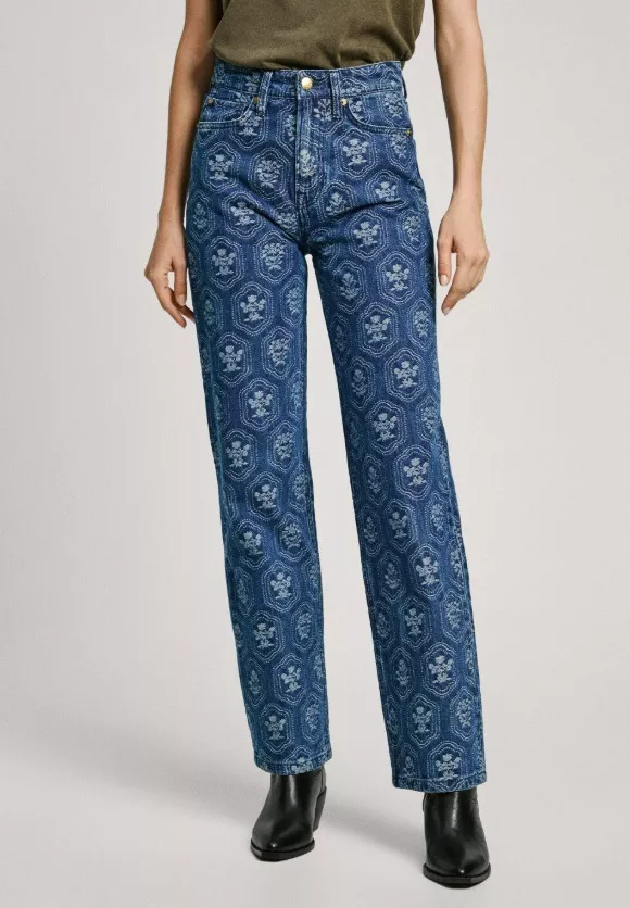 Indigo džíny s potiskem, Pepe Jeans, 2 184 Kč