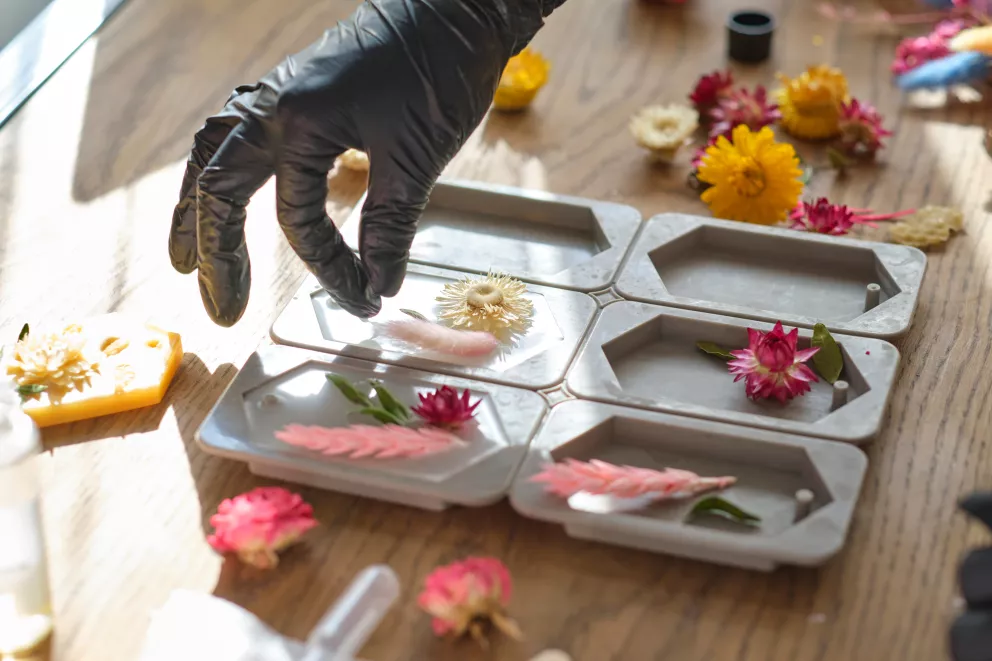 výroba vonných dekorací