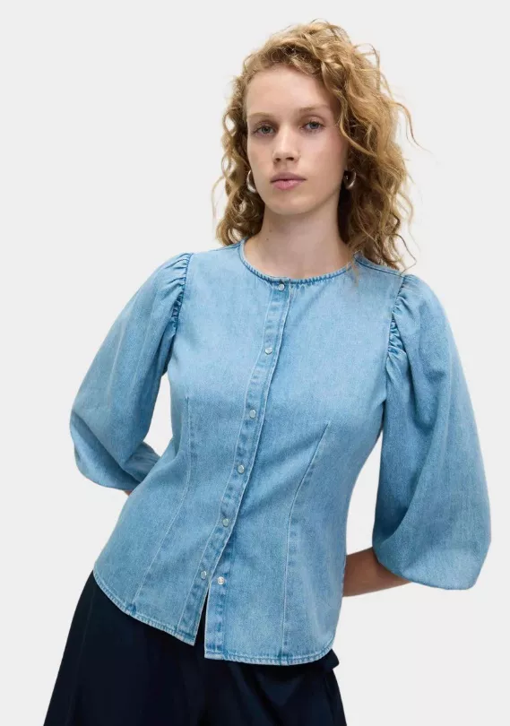 Džínová halenka, Marks & Spencer, 687 Kč