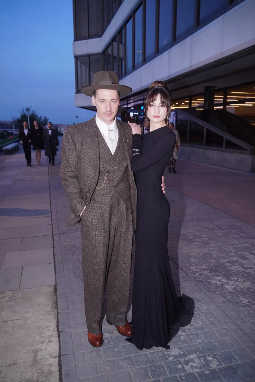 Jan Nedbal s přítelkyní