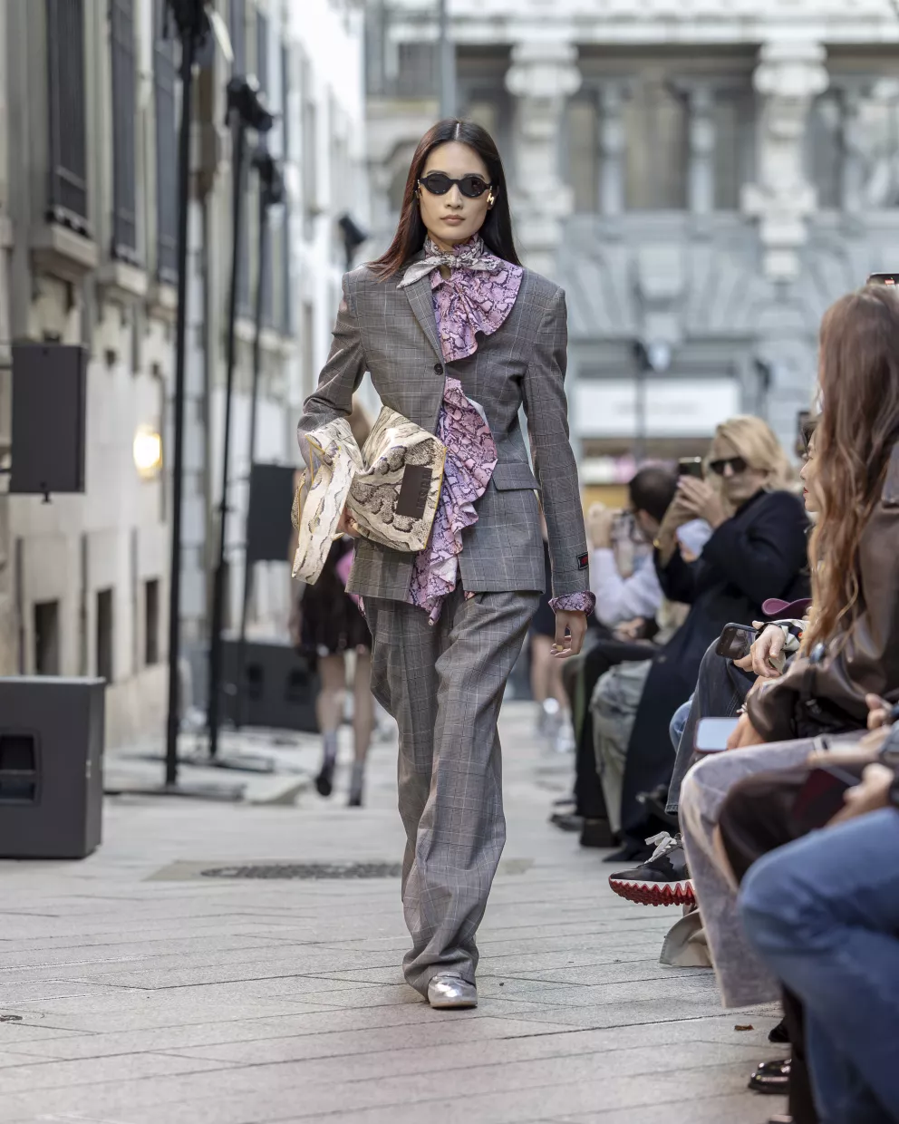 pánský styl na fashion week milán