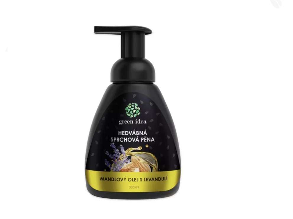 Hedvábná sprchová pěna