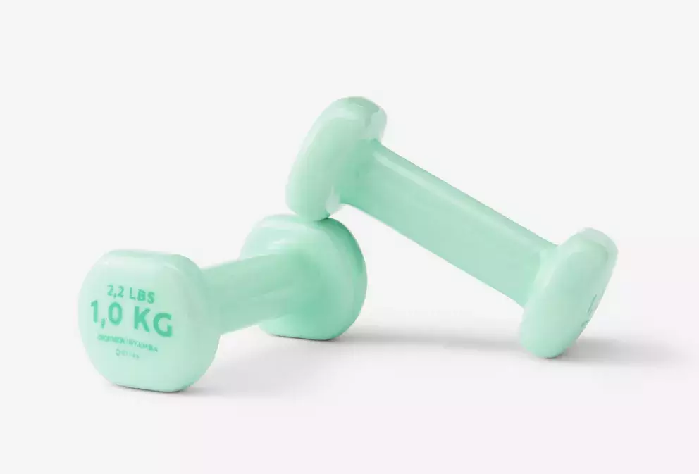 Posilovací fitness činky