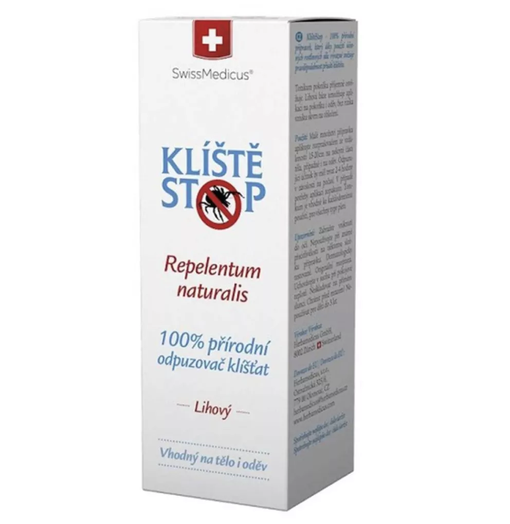 SWISSMEDICUS přírodní repelent KlíštěStop