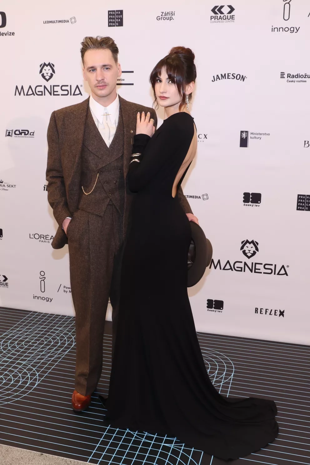 Jan Nedbal s přítelkyní