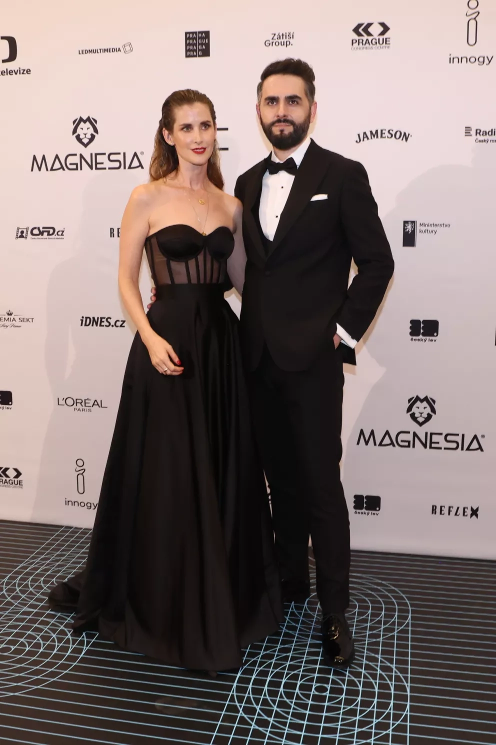 Jana Bernášková s přítelem