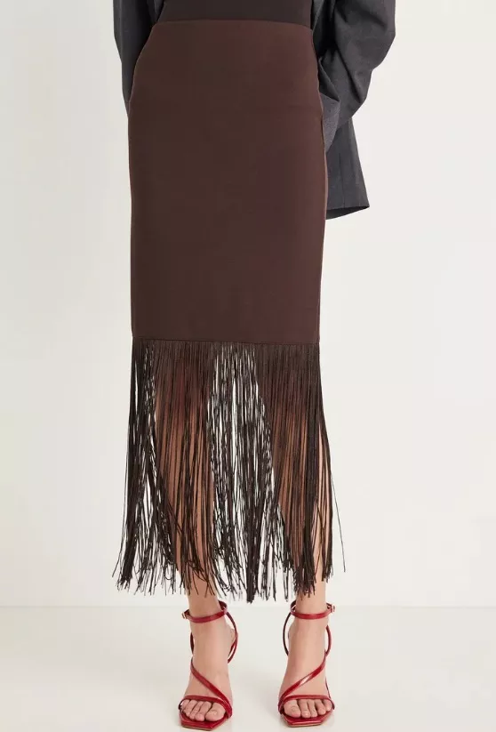 Sukně s třásněmi, Gina Tricot, 1 220 Kč