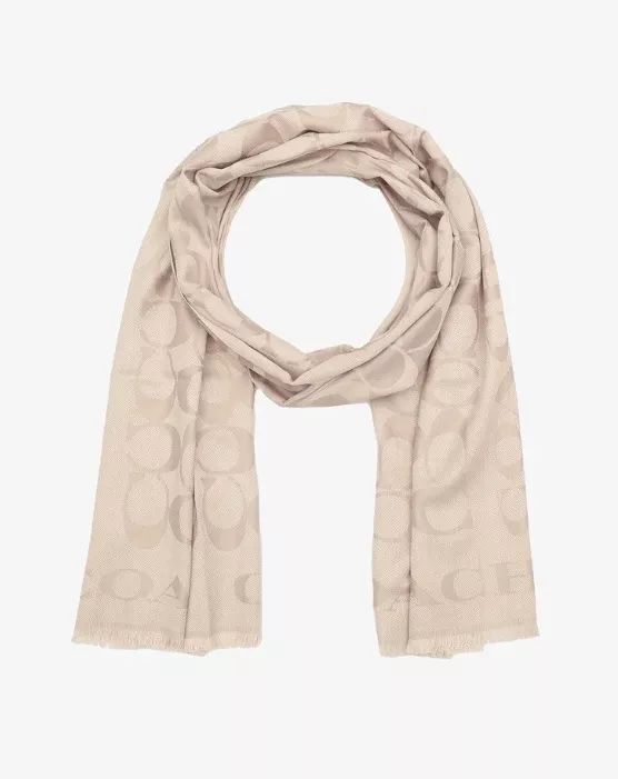 Béžová šála, COACH, 2 111 Kč