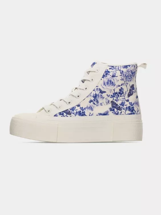 Květované tenisky na platformě, Anna Field, 760 Kč