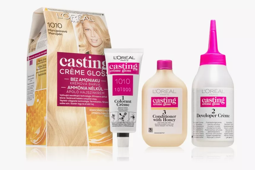 Permanentní blond barva na vlasy s arganovým olejem, Wella, 86 Kč