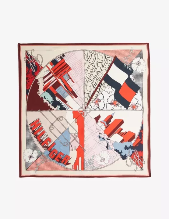 Barevný šátek, Tommy Hilfiger, 2 000 Kč