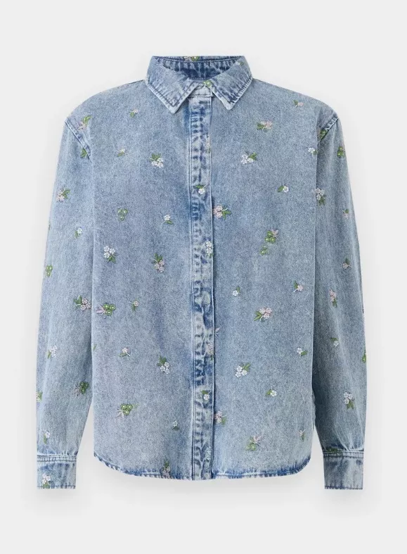 Džínová košile s výšivkami, ONLY, 1 430 Kč
