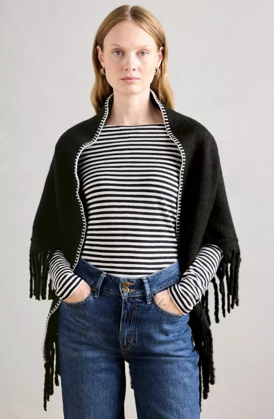 Pončo s třásněmi, Anna Field, 360 Kč