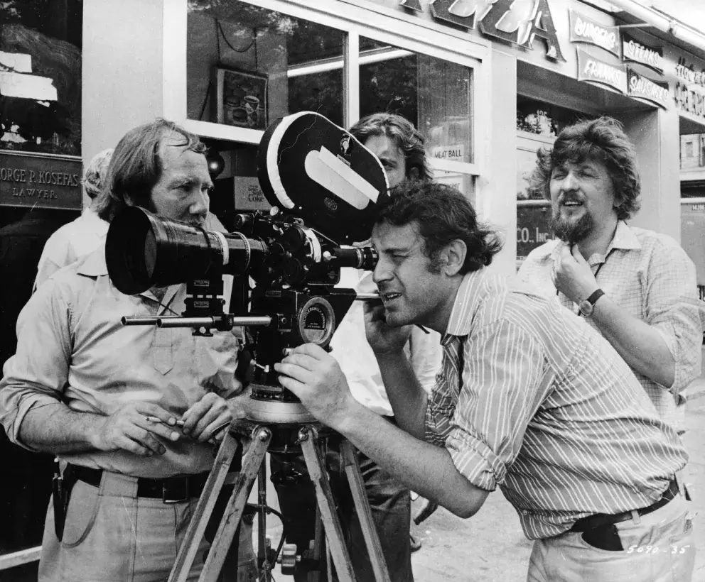 Miloš Forman při práci