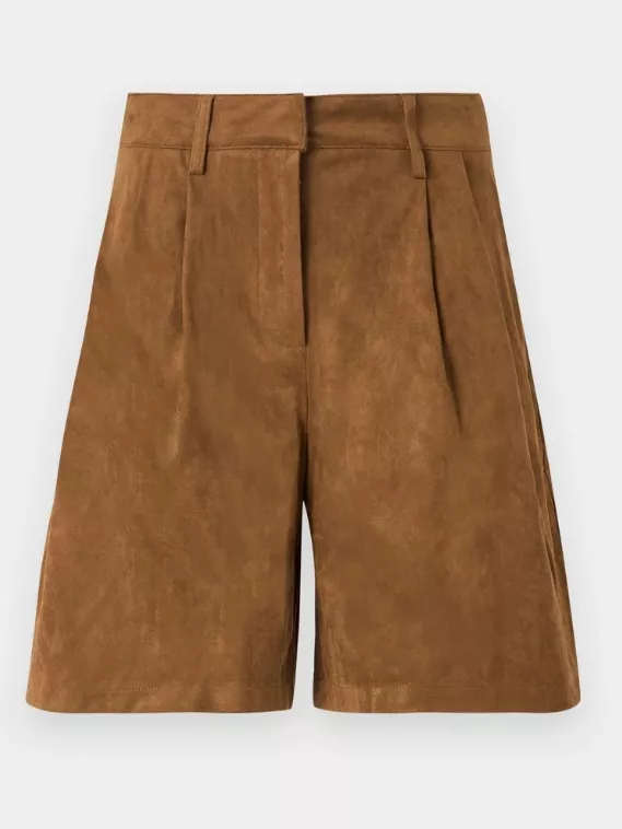 Semišové bermudy, VILA, 848 Kč