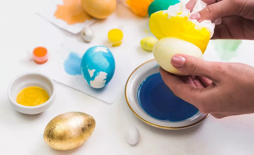 barvy na vejce
