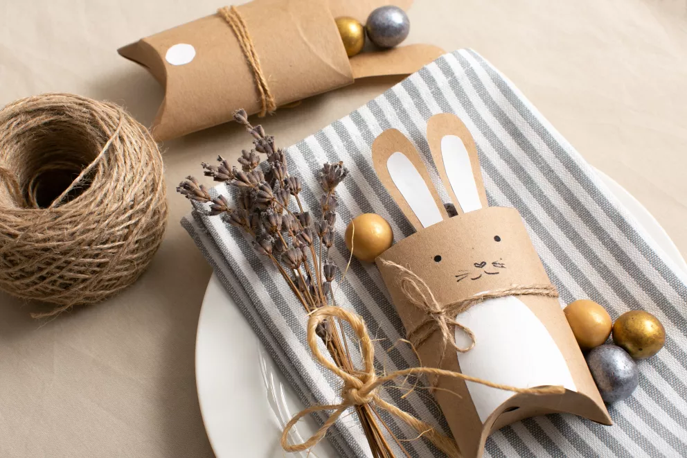 papírový zajíček