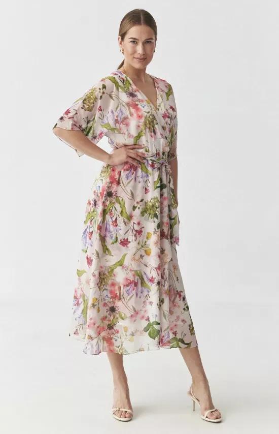 Květované zavinovací šaty, TATUUM, 1 599 Kč