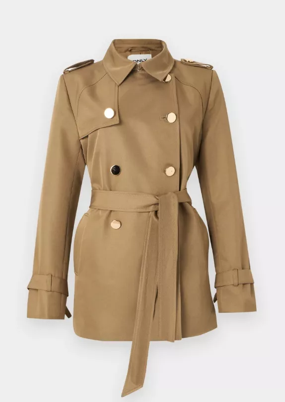 Béžový trenčkot, ONLY, 1 360 Kč