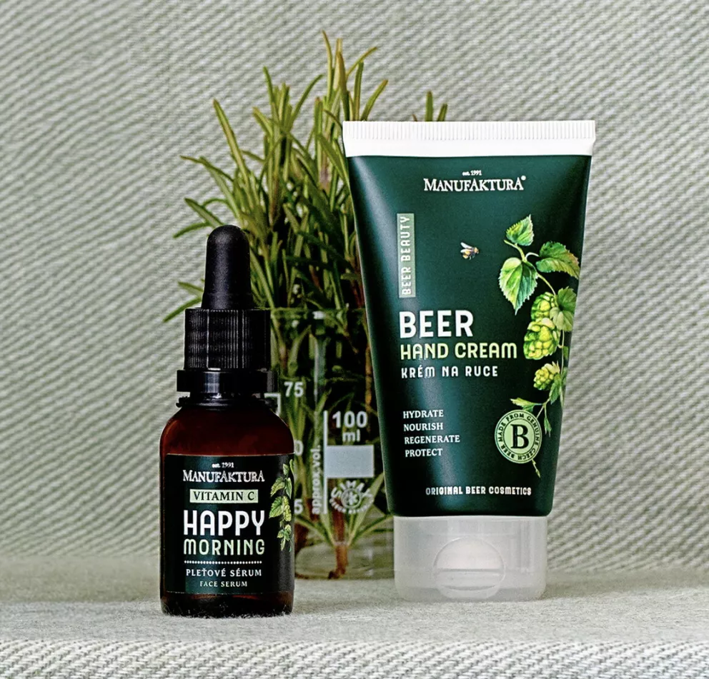 pivní krém na ruce