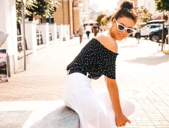 Pruhy nebo puntíky. Jaro ve stylu retra pro ženy 50+