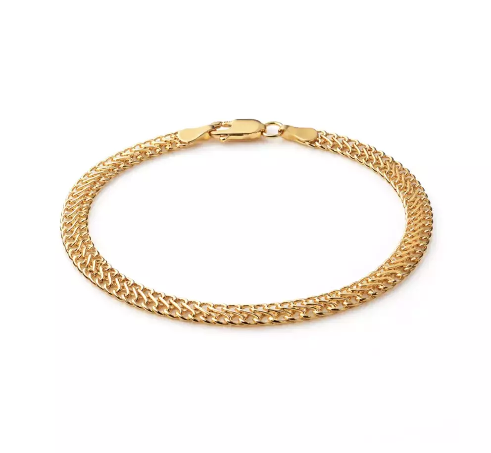 Dámský náramek Bismark, žluté zlato 14K