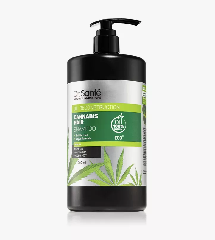 regenerační šampon s konopným olejem