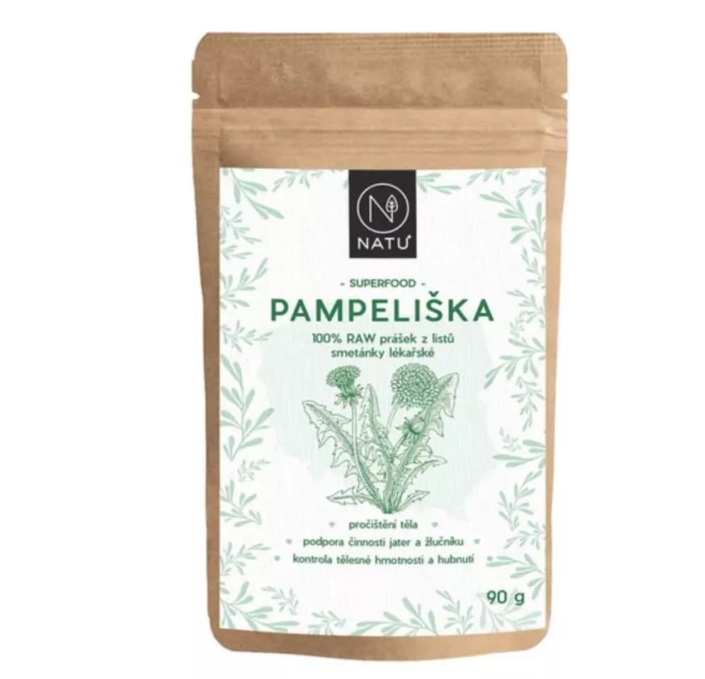 NATU Pampeliška prášek 